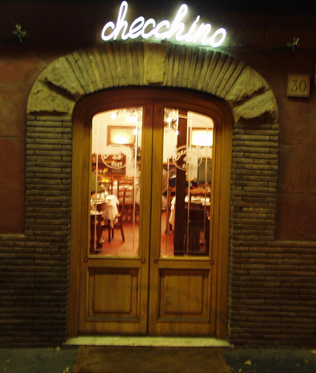 Entree du Restaurant Checchino dal 1887